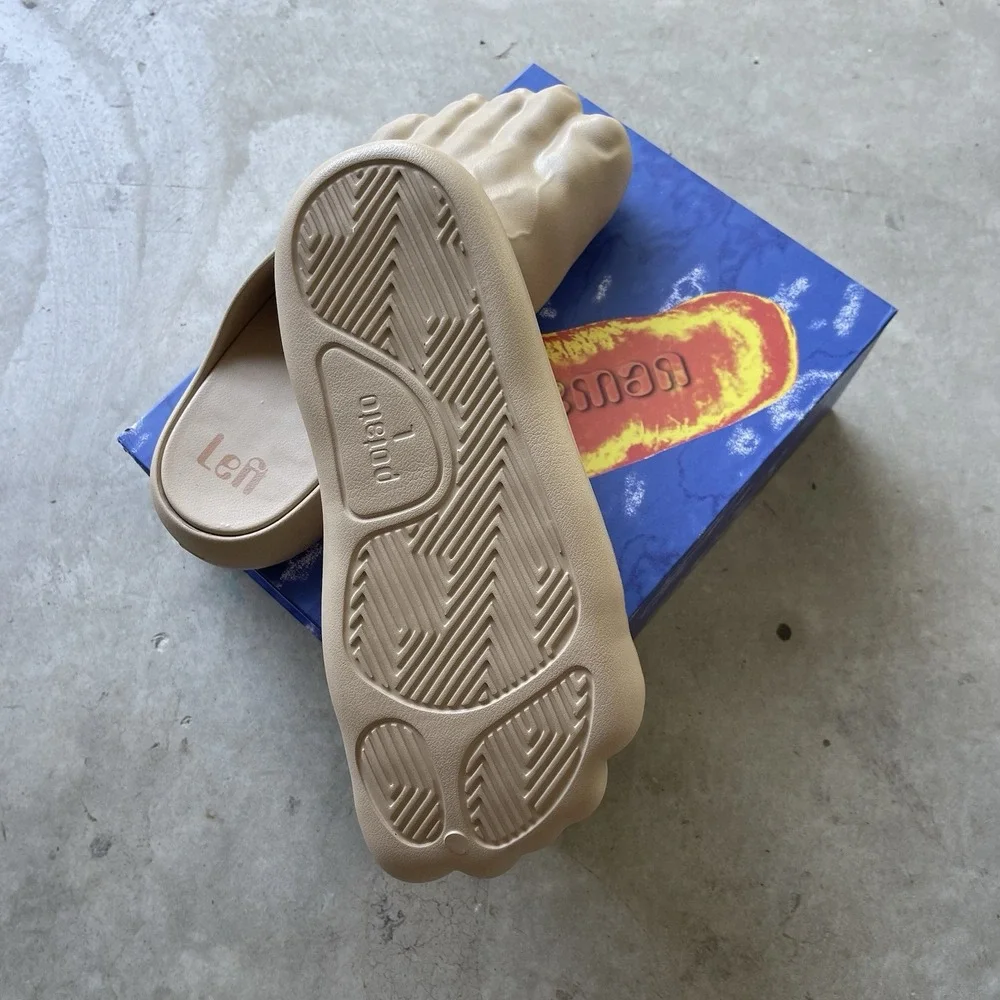 Imran Potato Caveman Shoes Mens Size Large 12 Slides Slip On New With Box